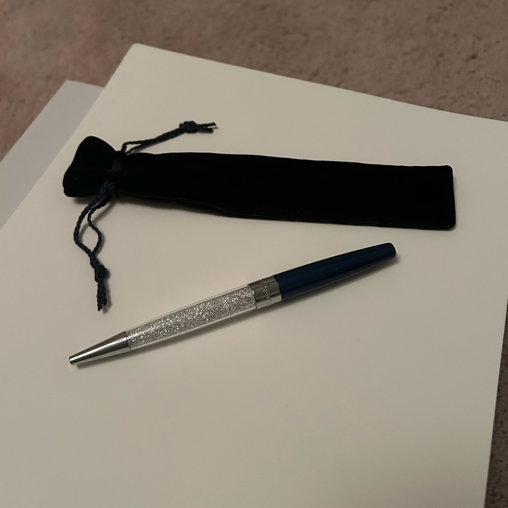 Authentic Swarovski Blue Pen - Picture 4 of 4